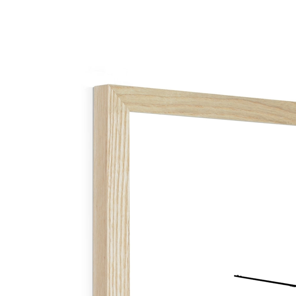 Raüber haben keine FOMO Framed Print