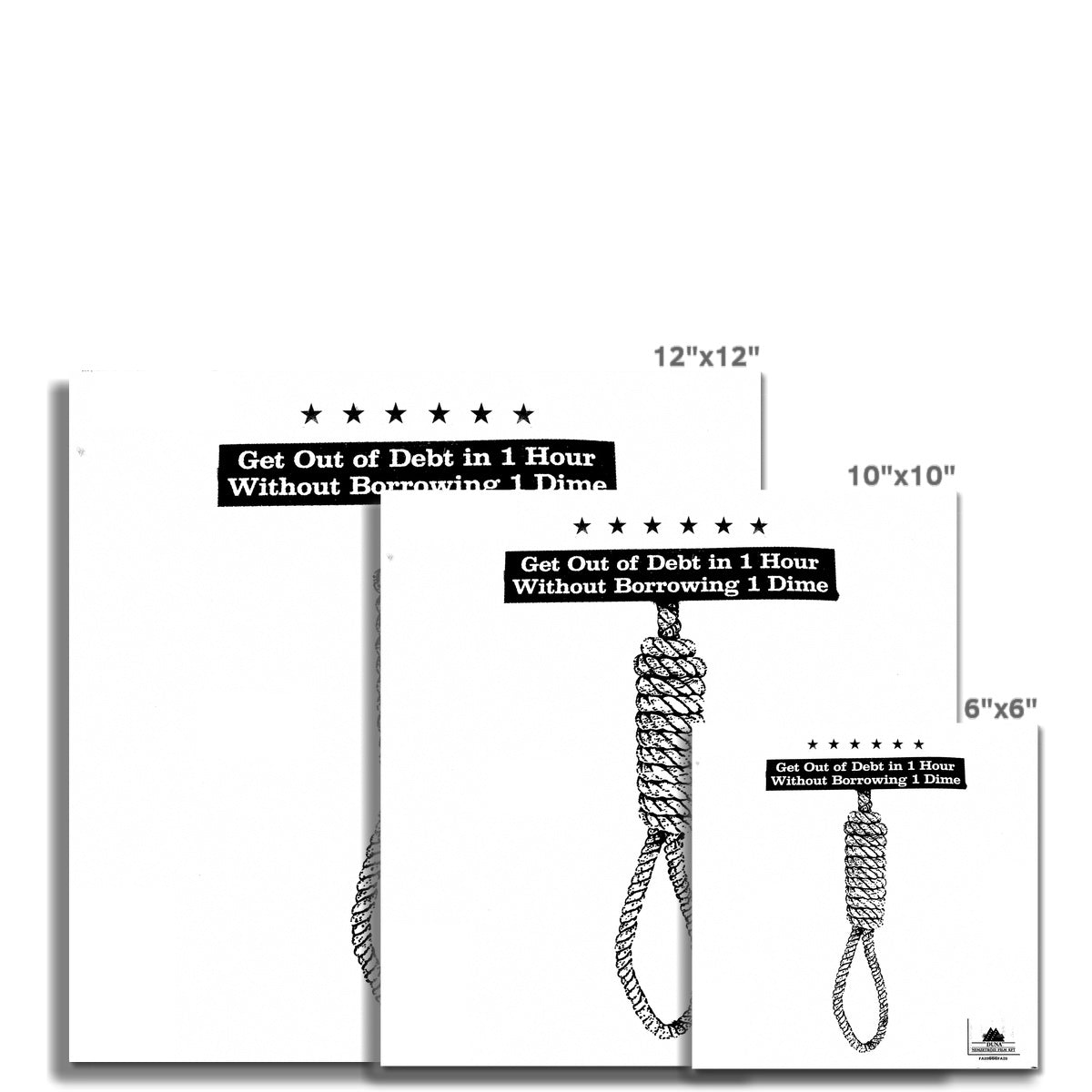 DEBT Fine Art Print