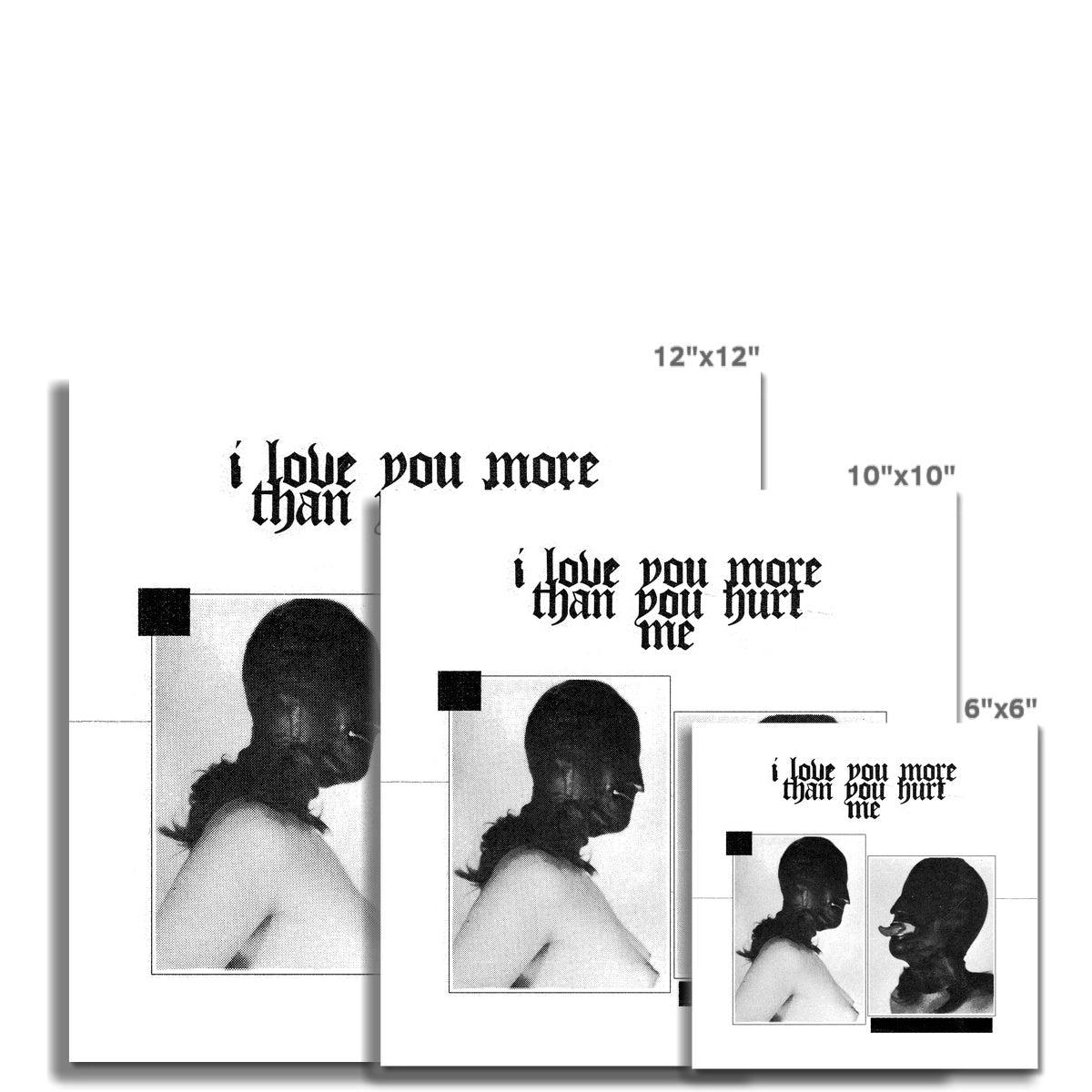 love u more Fine Art Print