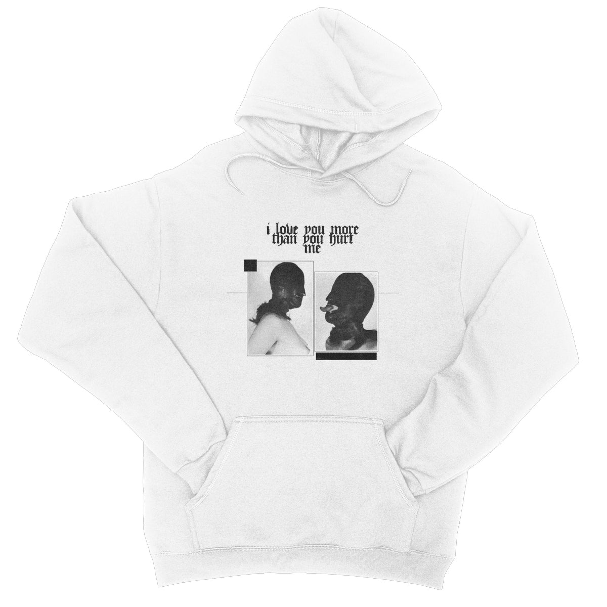 love u more College Hoodie