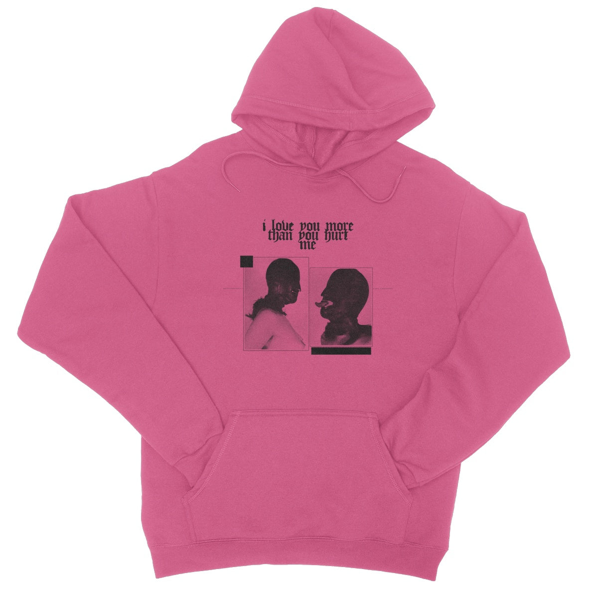 love u more College Hoodie