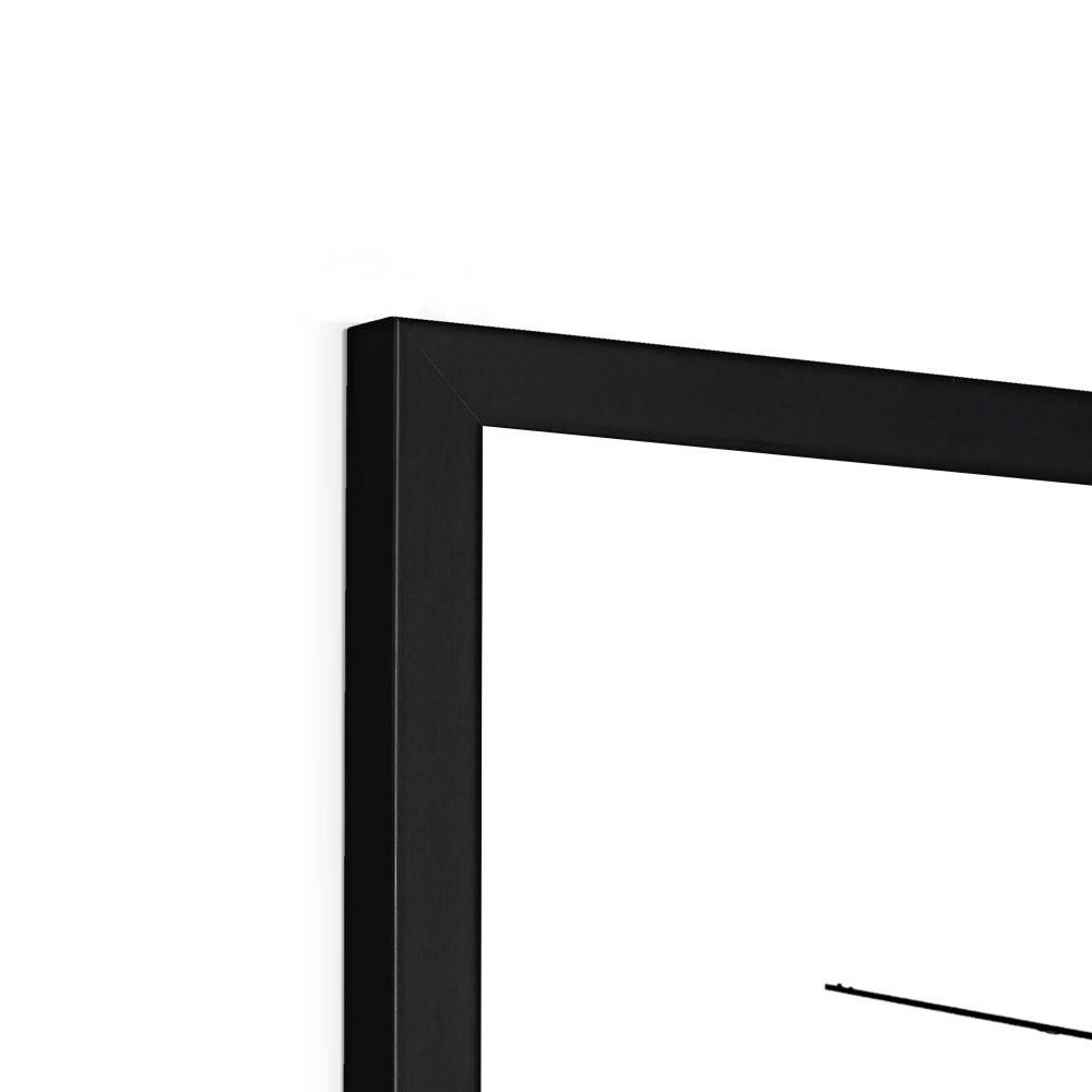 Raüber haben keine FOMO Framed Print