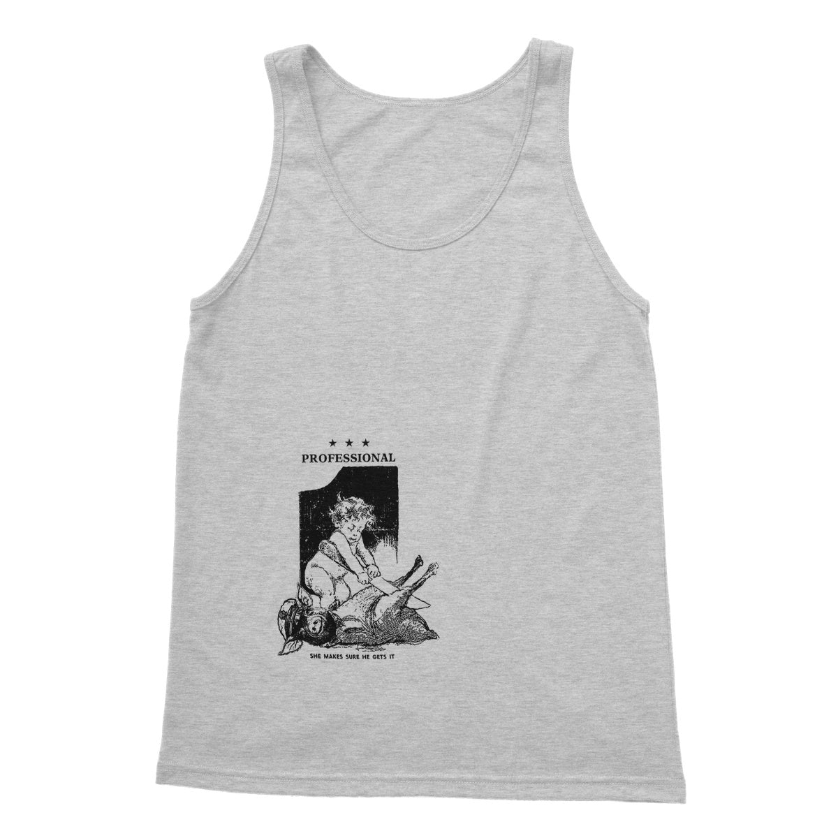 PROFFEESSSIIONALL PIG CUTA Softstyle Tank Top