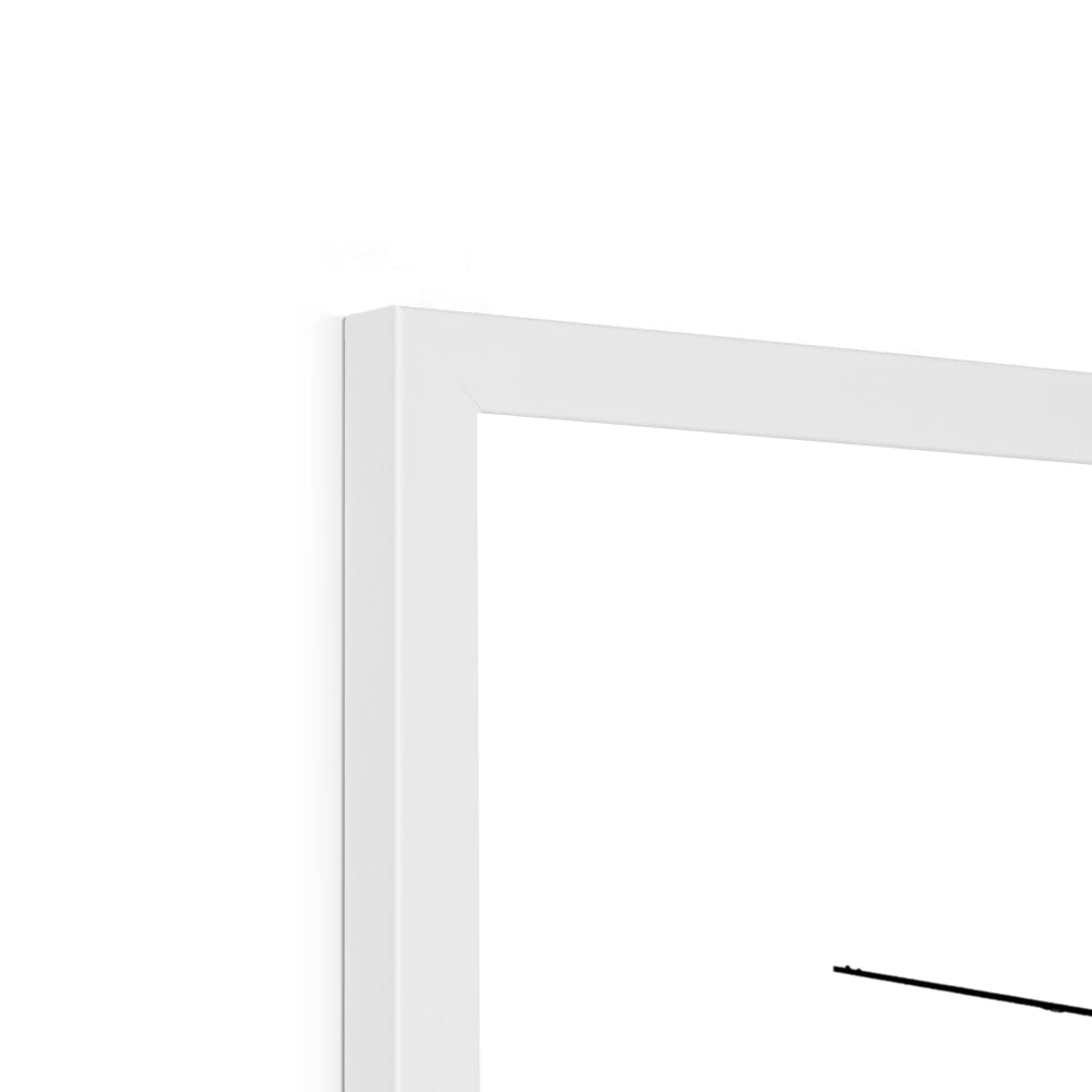 Raüber haben keine FOMO Framed Print