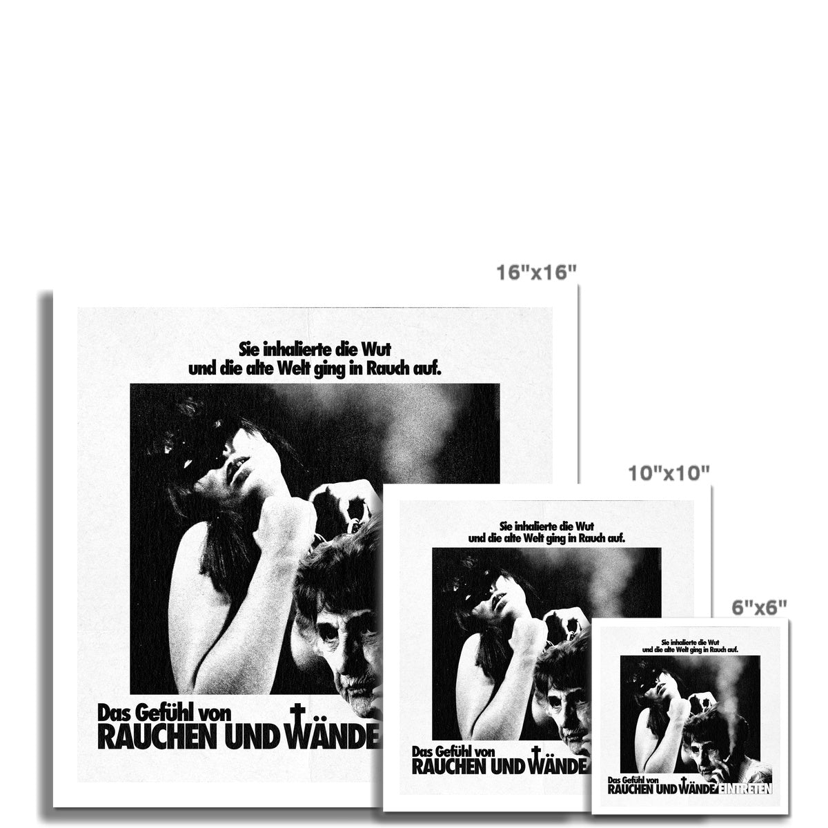 Rauchen Und Wände Eintreten Fine Art Print