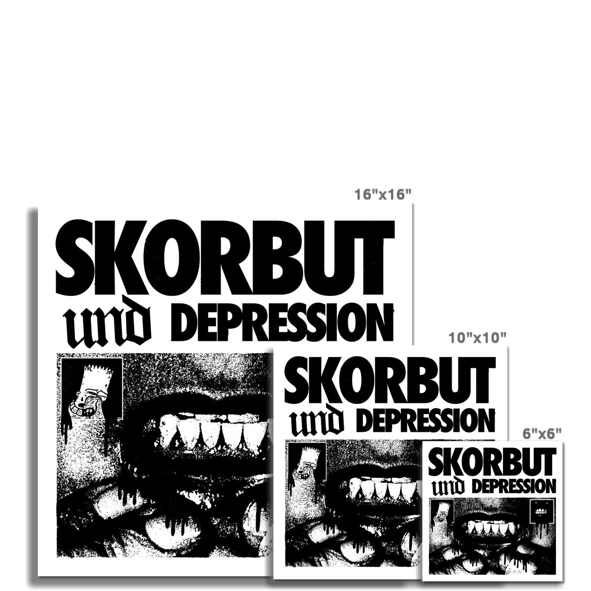 Skorbut und Depression Fine Art Print