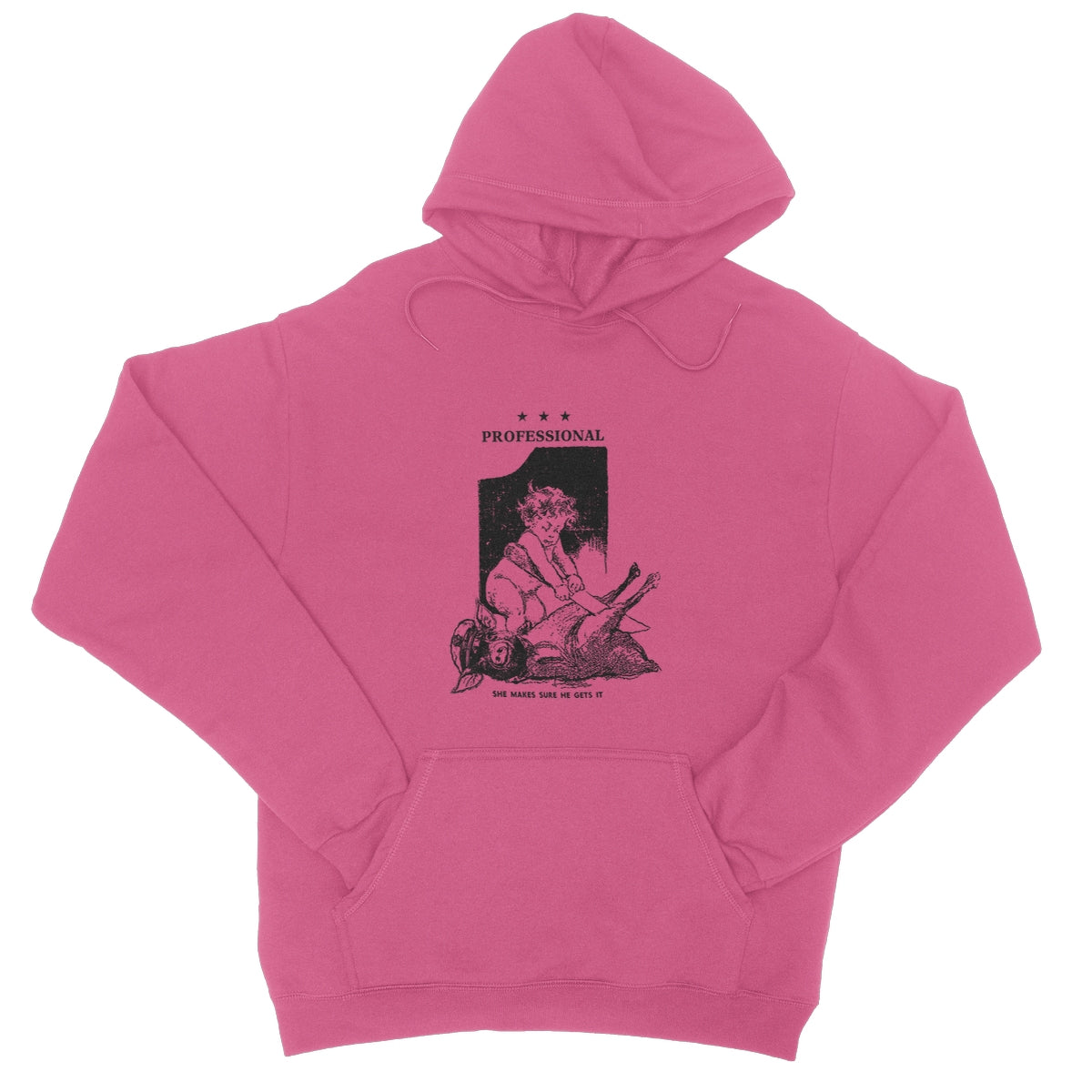 PROFFEESSSIIONALL PIG CUTA College Hoodie